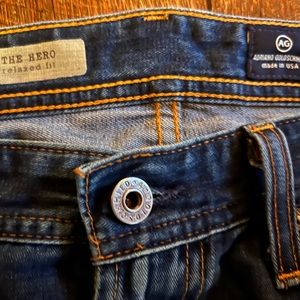 Designer AG Jean’s medium wash